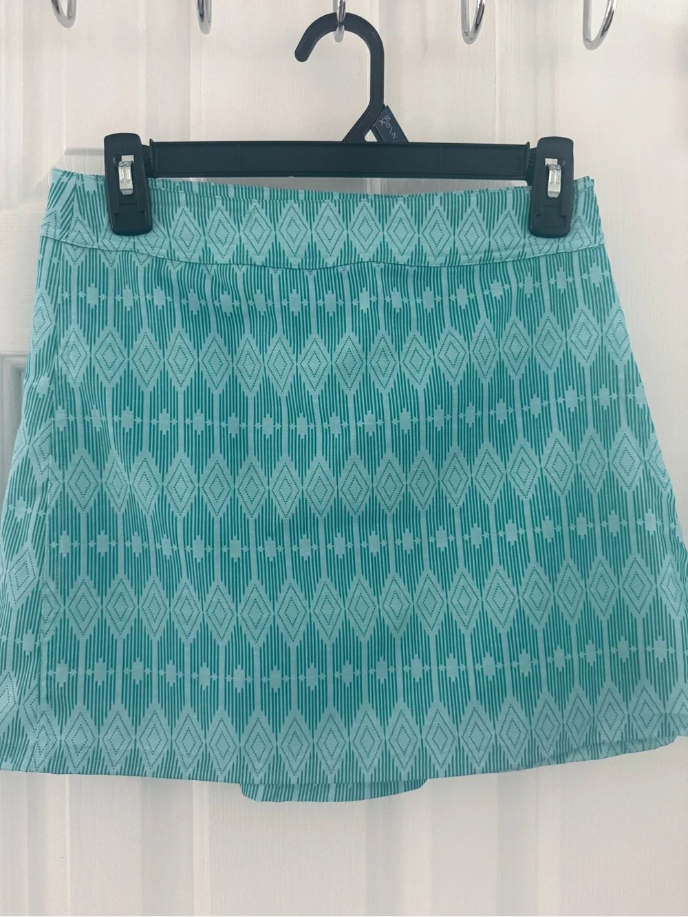 RipSkirt Hawaii Aqua Geometric Pattern Women's Skirt XS
